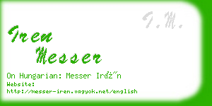 iren messer business card